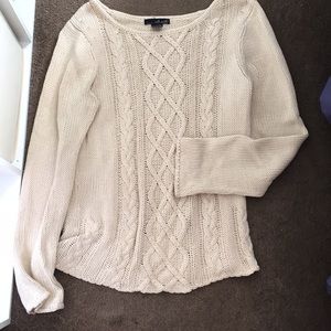 Cream sweater